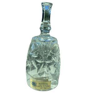 Vintage Tritschler Winterhalder Bleikristall Hand Bell Lead Crystal West Germany